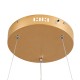 GLOBOSTAR® VENOM 61181 Μοντέρνο Κρεμαστό Φωτιστικό Οροφής LED 67W 7863lm 120° AC 220-240V IP20 Ρυθμιζόμενο Λευκό CCT με Χειριστήριο από 2700K έως 6000K Dimmable - Lumileds SMD Chip - Χρυσό Βούρτσας - Μ80 x Π80 x Υ6.5cm - 3 Χρόνια Εγγύηση GLOBOSTAR® VENOM 61181 Μοντέρνο Κρεμαστό Φωτιστικό Οροφής LED 67W 7863lm 120° AC 220-240V IP20 Ρυθμιζόμενο Λευκό CCT με Χειριστήριο από 2700K έως 6000K Dimmable - Lumileds SMD Chip - Χρυσό Βούρτσας - Μ80 x Π80 x Υ6.5cm - 3 Χρόνια Εγγύηση