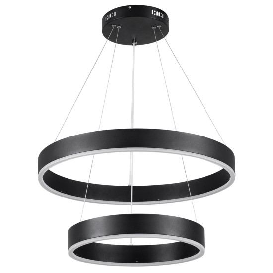 kelvo® VENOM 61185 Μοντέρνο Κρεμαστό Φωτιστικό Οροφής LED 75W 8818lm 120° AC 220-240V IP20 Ρυθμιζόμενο Λευκό CCT με Χειριστήριο από 2700K έως 6000K Dimmable - Lumileds SMD Chip - Μαύρο Ματ - Μ60 x Π60 x Υ40cm - 3 Χρόνια Εγγύηση kelvo® VENOM 61185 Μοντέρνο Κρεμαστό Φωτιστικό Οροφής LED 75W 8818lm 120° AC 220-240V IP20 Ρυθμιζόμενο Λευκό CCT με Χειριστήριο από 2700K έως 6000K Dimmable - Lumileds SMD Chip - Μαύρο Ματ - Μ60 x Π60 x Υ40cm - 3 Χρόνια Εγγύηση