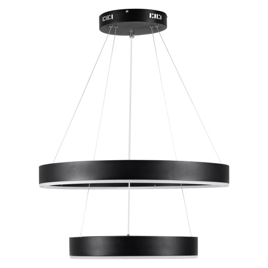 kelvo® VENOM 61185 Μοντέρνο Κρεμαστό Φωτιστικό Οροφής LED 75W 8818lm 120° AC 220-240V IP20 Ρυθμιζόμενο Λευκό CCT με Χειριστήριο από 2700K έως 6000K Dimmable - Lumileds SMD Chip - Μαύρο Ματ - Μ60 x Π60 x Υ40cm - 3 Χρόνια Εγγύηση kelvo® VENOM 61185 Μοντέρνο Κρεμαστό Φωτιστικό Οροφής LED 75W 8818lm 120° AC 220-240V IP20 Ρυθμιζόμενο Λευκό CCT με Χειριστήριο από 2700K έως 6000K Dimmable - Lumileds SMD Chip - Μαύρο Ματ - Μ60 x Π60 x Υ40cm - 3 Χρόνια Εγγύηση