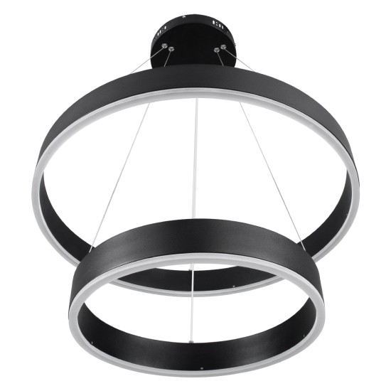 kelvo® VENOM 61185 Μοντέρνο Κρεμαστό Φωτιστικό Οροφής LED 75W 8818lm 120° AC 220-240V IP20 Ρυθμιζόμενο Λευκό CCT με Χειριστήριο από 2700K έως 6000K Dimmable - Lumileds SMD Chip - Μαύρο Ματ - Μ60 x Π60 x Υ40cm - 3 Χρόνια Εγγύηση kelvo® VENOM 61185 Μοντέρνο Κρεμαστό Φωτιστικό Οροφής LED 75W 8818lm 120° AC 220-240V IP20 Ρυθμιζόμενο Λευκό CCT με Χειριστήριο από 2700K έως 6000K Dimmable - Lumileds SMD Chip - Μαύρο Ματ - Μ60 x Π60 x Υ40cm - 3 Χρόνια Εγγύηση