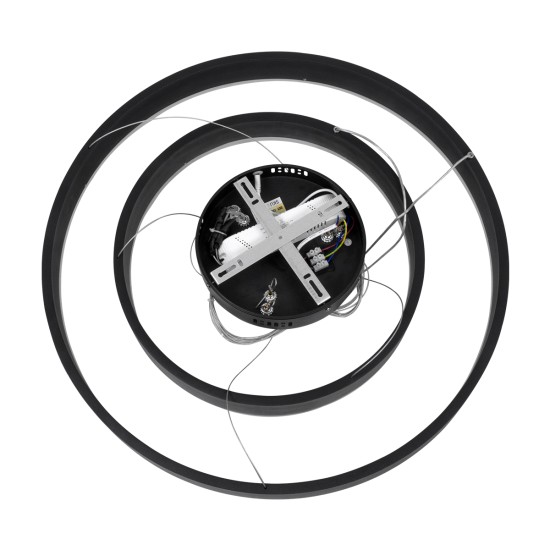 kelvo® VENOM 61185 Μοντέρνο Κρεμαστό Φωτιστικό Οροφής LED 75W 8818lm 120° AC 220-240V IP20 Ρυθμιζόμενο Λευκό CCT με Χειριστήριο από 2700K έως 6000K Dimmable - Lumileds SMD Chip - Μαύρο Ματ - Μ60 x Π60 x Υ40cm - 3 Χρόνια Εγγύηση kelvo® VENOM 61185 Μοντέρνο Κρεμαστό Φωτιστικό Οροφής LED 75W 8818lm 120° AC 220-240V IP20 Ρυθμιζόμενο Λευκό CCT με Χειριστήριο από 2700K έως 6000K Dimmable - Lumileds SMD Chip - Μαύρο Ματ - Μ60 x Π60 x Υ40cm - 3 Χρόνια Εγγύηση