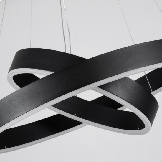 kelvo® VENOM 61185-DECO Μοντέρνο Κρεμαστό Φωτιστικό Οροφής LED 75W 8818lm 120° AC 220-240V IP20 Ρυθμιζόμενο Λευκό CCT με Χειριστήριο από 2700K έως 6000K Dimmable - Lumileds SMD Chip - Μαύρο Ματ - Μ60 x Π60 x Υ40cm - 3 Χρόνια Εγγύηση kelvo® VENOM 61185-DECO Μοντέρνο Κρεμαστό Φωτιστικό Οροφής LED 75W 8818lm 120° AC 220-240V IP20 Ρυθμιζόμενο Λευκό CCT με Χειριστήριο από 2700K έως 6000K Dimmable - Lumileds SMD Chip - Μαύρο Ματ - Μ60 x Π60 x Υ40cm - 3 Χρόνια Εγγύηση
