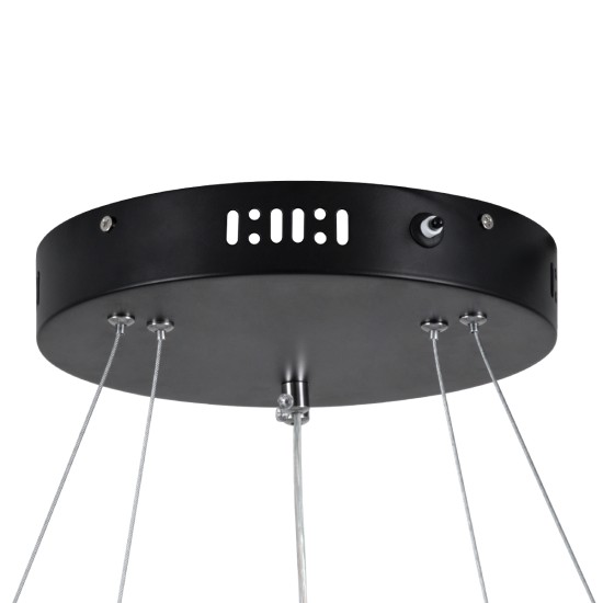 kelvo® VENOM 61185-DECO Μοντέρνο Κρεμαστό Φωτιστικό Οροφής LED 75W 8818lm 120° AC 220-240V IP20 Ρυθμιζόμενο Λευκό CCT με Χειριστήριο από 2700K έως 6000K Dimmable - Lumileds SMD Chip - Μαύρο Ματ - Μ60 x Π60 x Υ40cm - 3 Χρόνια Εγγύηση kelvo® VENOM 61185-DECO Μοντέρνο Κρεμαστό Φωτιστικό Οροφής LED 75W 8818lm 120° AC 220-240V IP20 Ρυθμιζόμενο Λευκό CCT με Χειριστήριο από 2700K έως 6000K Dimmable - Lumileds SMD Chip - Μαύρο Ματ - Μ60 x Π60 x Υ40cm - 3 Χρόνια Εγγύηση