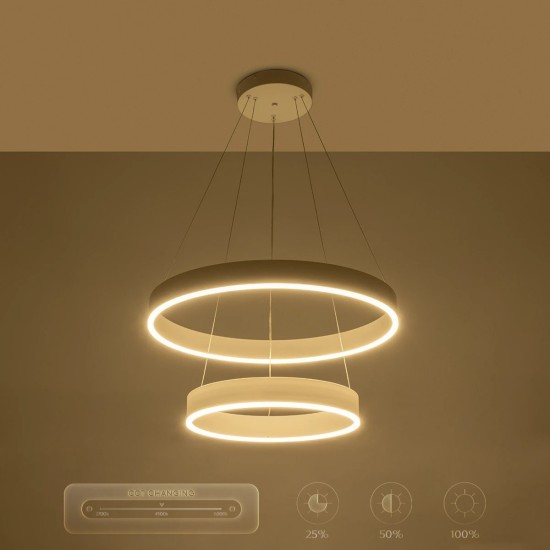 kelvo® VENOM 61186 Μοντέρνο Κρεμαστό Φωτιστικό Οροφής LED 75W 8818lm 120° AC 220-240V IP20 Ρυθμιζόμενο Λευκό CCT με Χειριστήριο από 2700K έως 6000K Dimmable - Lumileds SMD Chip - Λευκό Ματ - Μ60 x Π60 x Υ40cm - 3 Χρόνια Εγγύηση kelvo® VENOM 61186 Μοντέρνο Κρεμαστό Φωτιστικό Οροφής LED 75W 8818lm 120° AC 220-240V IP20 Ρυθμιζόμενο Λευκό CCT με Χειριστήριο από 2700K έως 6000K Dimmable - Lumileds SMD Chip - Λευκό Ματ - Μ60 x Π60 x Υ40cm - 3 Χρόνια Εγγύηση