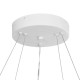 kelvo® VENOM 61186-DECO Μοντέρνο Κρεμαστό Φωτιστικό Οροφής LED 75W 8818lm 120° AC 220-240V IP20 Ρυθμιζόμενο Λευκό CCT με Χειριστήριο από 2700K έως 6000K Dimmable - Lumileds SMD Chip - Λευκό Ματ - Μ60 x Π60 x Υ40cm - 3 Χρόνια Εγγύηση