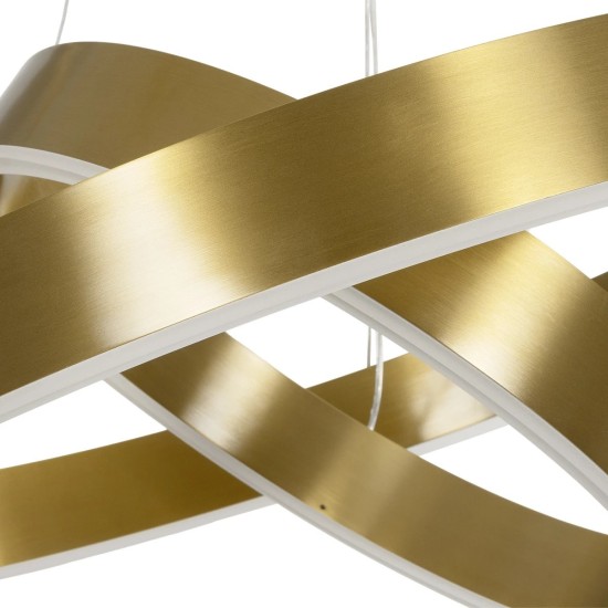kelvo® VENOM 61187-DECO Μοντέρνο Κρεμαστό Φωτιστικό Οροφής LED 75W 8818lm 120° AC 220-240V IP20 Ρυθμιζόμενο Λευκό CCT με Χειριστήριο από 2700K έως 6000K Dimmable - Lumileds SMD Chip - Χρυσό Βούρτσας - Μ60 x Π60 x Υ40cm - 3 Χρόνια Εγγύηση kelvo® VENOM 61187-DECO Μοντέρνο Κρεμαστό Φωτιστικό Οροφής LED 75W 8818lm 120° AC 220-240V IP20 Ρυθμιζόμενο Λευκό CCT με Χειριστήριο από 2700K έως 6000K Dimmable - Lumileds SMD Chip - Χρυσό Βούρτσας - Μ60 x Π60 x Υ40cm - 3 Χρόνια Εγγύηση