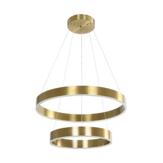 kelvo® VENOM 61187-DECO Μοντέρνο Κρεμαστό Φωτιστικό Οροφής LED 75W 8818lm 120° AC 220-240V IP20 Ρυθμιζόμενο Λευκό CCT με Χειριστήριο από 2700K έως 6000K Dimmable - Lumileds SMD Chip - Χρυσό Βούρτσας - Μ60 x Π60 x Υ40cm - 3 Χρόνια Εγγύηση kelvo® VENOM 61187-DECO Μοντέρνο Κρεμαστό Φωτιστικό Οροφής LED 75W 8818lm 120° AC 220-240V IP20 Ρυθμιζόμενο Λευκό CCT με Χειριστήριο από 2700K έως 6000K Dimmable - Lumileds SMD Chip - Χρυσό Βούρτσας - Μ60 x Π60 x Υ40cm - 3 Χρόνια Εγγύηση