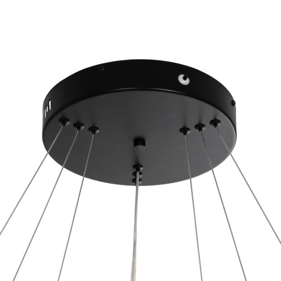 kelvo® VENOM 61188 Μοντέρνο Κρεμαστό Φωτιστικό Οροφής LED 120W 14158lm 120° AC 220-240V IP20 Ρυθμιζόμενο Λευκό CCT με Χειριστήριο από 2700K έως 6000K Dimmable - Lumileds SMD Chip - Μαύρο Ματ - Μ80 x Π80 x Υ60cm - 3 Χρόνια Εγγύηση kelvo® VENOM 61188 Μοντέρνο Κρεμαστό Φωτιστικό Οροφής LED 120W 14158lm 120° AC 220-240V IP20 Ρυθμιζόμενο Λευκό CCT με Χειριστήριο από 2700K έως 6000K Dimmable - Lumileds SMD Chip - Μαύρο Ματ - Μ80 x Π80 x Υ60cm - 3 Χρόνια Εγγύηση