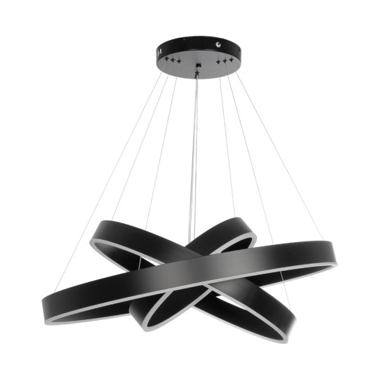 kelvo® VENOM 61188-DECO Μοντέρνο Κρεμαστό Φωτιστικό Οροφής LED 120W 14158lm 120° AC 220-240V IP20 Ρυθμιζόμενο Λευκό CCT με Χειριστήριο από 2700K έως 6000K Dimmable - Lumileds SMD Chip - Μαύρο Ματ - Μ80 x Π80 x Υ60cm - 3 Χρόνια Εγγύηση kelvo® VENOM 61188-DECO Μοντέρνο Κρεμαστό Φωτιστικό Οροφής LED 120W 14158lm 120° AC 220-240V IP20 Ρυθμιζόμενο Λευκό CCT με Χειριστήριο από 2700K έως 6000K Dimmable - Lumileds SMD Chip - Μαύρο Ματ - Μ80 x Π80 x Υ60cm - 3 Χρόνια Εγγύηση