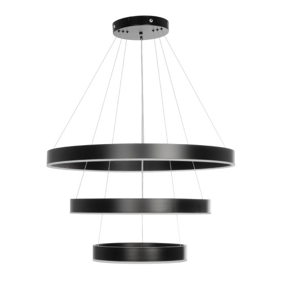 kelvo® VENOM 61188-DECO Μοντέρνο Κρεμαστό Φωτιστικό Οροφής LED 120W 14158lm 120° AC 220-240V IP20 Ρυθμιζόμενο Λευκό CCT με Χειριστήριο από 2700K έως 6000K Dimmable - Lumileds SMD Chip - Μαύρο Ματ - Μ80 x Π80 x Υ60cm - 3 Χρόνια Εγγύηση kelvo® VENOM 61188-DECO Μοντέρνο Κρεμαστό Φωτιστικό Οροφής LED 120W 14158lm 120° AC 220-240V IP20 Ρυθμιζόμενο Λευκό CCT με Χειριστήριο από 2700K έως 6000K Dimmable - Lumileds SMD Chip - Μαύρο Ματ - Μ80 x Π80 x Υ60cm - 3 Χρόνια Εγγύηση