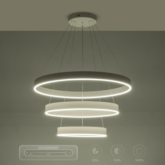 kelvo® VENOM 61189 Μοντέρνο Κρεμαστό Φωτιστικό Οροφής LED 120W 14158lm 120° AC 220-240V IP20 Ρυθμιζόμενο Λευκό CCT με Χειριστήριο από 2700K έως 6000K Dimmable - Lumileds SMD Chip - Λευκό Ματ - Μ80 x Π80 x Υ60cm - 3 Χρόνια Εγγύηση kelvo® VENOM 61189 Μοντέρνο Κρεμαστό Φωτιστικό Οροφής LED 120W 14158lm 120° AC 220-240V IP20 Ρυθμιζόμενο Λευκό CCT με Χειριστήριο από 2700K έως 6000K Dimmable - Lumileds SMD Chip - Λευκό Ματ - Μ80 x Π80 x Υ60cm - 3 Χρόνια Εγγύηση