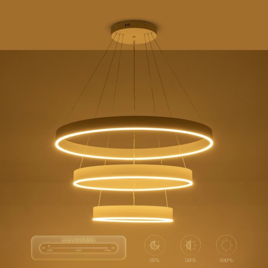 kelvo® VENOM 61189-DECO Μοντέρνο Κρεμαστό Φωτιστικό Οροφής LED 120W 14158lm 120° AC 220-240V IP20 Ρυθμιζόμενο Λευκό CCT με Χειριστήριο από 2700K έως 6000K Dimmable - Lumileds SMD Chip - Λευκό Ματ - Μ80 x Π80 x Υ60cm - 3 Χρόνια Εγγύηση kelvo® VENOM 61189-DECO Μοντέρνο Κρεμαστό Φωτιστικό Οροφής LED 120W 14158lm 120° AC 220-240V IP20 Ρυθμιζόμενο Λευκό CCT με Χειριστήριο από 2700K έως 6000K Dimmable - Lumileds SMD Chip - Λευκό Ματ - Μ80 x Π80 x Υ60cm - 3 Χρόνια Εγγύηση