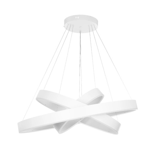 kelvo® VENOM 61189-DECO Μοντέρνο Κρεμαστό Φωτιστικό Οροφής LED 120W 14158lm 120° AC 220-240V IP20 Ρυθμιζόμενο Λευκό CCT με Χειριστήριο από 2700K έως 6000K Dimmable - Lumileds SMD Chip - Λευκό Ματ - Μ80 x Π80 x Υ60cm - 3 Χρόνια Εγγύηση kelvo® VENOM 61189-DECO Μοντέρνο Κρεμαστό Φωτιστικό Οροφής LED 120W 14158lm 120° AC 220-240V IP20 Ρυθμιζόμενο Λευκό CCT με Χειριστήριο από 2700K έως 6000K Dimmable - Lumileds SMD Chip - Λευκό Ματ - Μ80 x Π80 x Υ60cm - 3 Χρόνια Εγγύηση