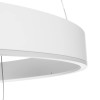 kelvo® VENOM 61189-DECO Μοντέρνο Κρεμαστό Φωτιστικό Οροφής LED 120W 14158lm 120° AC 220-240V IP20 Ρυθμιζόμενο Λευκό CCT με Χειριστήριο από 2700K έως 6000K Dimmable - Lumileds SMD Chip - Λευκό Ματ - Μ80 x Π80 x Υ60cm - 3 Χρόνια Εγγύηση
