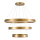 GloboStar® VENOM TRIO 61190 Κρεμαστό Φωτιστικό Δαχτυλίδι-Κύκλος LED CCT 120W 14158lm 120° AC 220-240V - Εναλλαγή Φωτισμού μέσω Τηλεχειριστηρίου All In One Ψυχρό 6000K+Φυσικό 4500K+Θερμό 2700K Dimmable Φ40+60+80cm - Χρυσό Βούρτσας - 3 Years Warranty GloboStar® VENOM TRIO 61190 Κρεμαστό Φωτιστικό Δαχτυλίδι-Κύκλος LED CCT 120W 14158lm 120° AC 220-240V - Εναλλαγή Φωτισμού μέσω Τηλεχειριστηρίου All In One Ψυχρό 6000K+Φυσικό 4500K+Θερμό 2700K Dimmable Φ40+60+80cm - Χρυσό Βούρτσας - 3 Years Warranty