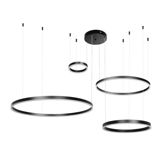 kelvo® VENOM 61191 Μοντέρνο Κρεμαστό Φωτιστικό Οροφής LED 150W 17659lm 120° AC 220-240V IP20 Ρυθμιζόμενο Λευκό CCT με Χειριστήριο από 2700K έως 6000K Dimmable - Lumileds SMD Chip - Μαύρο Ματ - Μ150 x Π90 x Υ60cm - 3 Χρόνια Εγγύηση kelvo® VENOM 61191 Μοντέρνο Κρεμαστό Φωτιστικό Οροφής LED 150W 17659lm 120° AC 220-240V IP20 Ρυθμιζόμενο Λευκό CCT με Χειριστήριο από 2700K έως 6000K Dimmable - Lumileds SMD Chip - Μαύρο Ματ - Μ150 x Π90 x Υ60cm - 3 Χρόνια Εγγύηση
