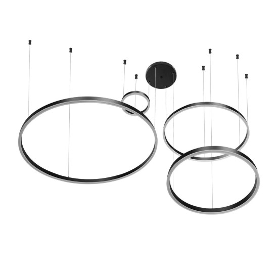 kelvo® VENOM 61191 Μοντέρνο Κρεμαστό Φωτιστικό Οροφής LED 150W 17659lm 120° AC 220-240V IP20 Ρυθμιζόμενο Λευκό CCT με Χειριστήριο από 2700K έως 6000K Dimmable - Lumileds SMD Chip - Μαύρο Ματ - Μ150 x Π90 x Υ60cm - 3 Χρόνια Εγγύηση kelvo® VENOM 61191 Μοντέρνο Κρεμαστό Φωτιστικό Οροφής LED 150W 17659lm 120° AC 220-240V IP20 Ρυθμιζόμενο Λευκό CCT με Χειριστήριο από 2700K έως 6000K Dimmable - Lumileds SMD Chip - Μαύρο Ματ - Μ150 x Π90 x Υ60cm - 3 Χρόνια Εγγύηση