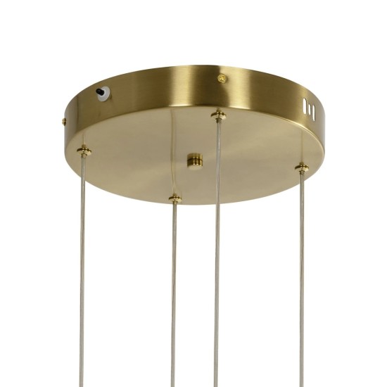 kelvo® VENOM 61193 Μοντέρνο Κρεμαστό Φωτιστικό Οροφής LED 150W 17659lm 120° AC 220-240V IP20 Ρυθμιζόμενο Λευκό CCT με Χειριστήριο από 2700K έως 6000K Dimmable - Lumileds SMD Chip - Χρυσό Βούρτσας - Μ150 x Π90 x Υ60cm - 3 Χρόνια Εγγύηση kelvo® VENOM 61193 Μοντέρνο Κρεμαστό Φωτιστικό Οροφής LED 150W 17659lm 120° AC 220-240V IP20 Ρυθμιζόμενο Λευκό CCT με Χειριστήριο από 2700K έως 6000K Dimmable - Lumileds SMD Chip - Χρυσό Βούρτσας - Μ150 x Π90 x Υ60cm - 3 Χρόνια Εγγύηση