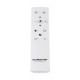 GloboStar® KAMALA 61206-S Πλαφονιέρα Οροφής LED CCT 67W 7370lm 120° AC 220-240V - Εναλλαγή Φωτισμού μέσω Τηλεχειριστηρίου All In One Ψυχρό 6000k+Φυσικό 4500k+Θερμό 2700k Dimmable Μ40 x Π40 x Υ8cm- Μαύρο - 3 Years Warranty