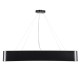 GloboStar® KAMALA 61208-S Πλαφονιέρα Οροφής LED CCT 75W 8625lm 120° AC 220-240V - Εναλλαγή Φωτισμού μέσω Τηλεχειριστηρίου All In One Ψυχρό 6000k+Φυσικό 4500k+Θερμό 2700k Dimmable Μ60 x Π60 x Υ8cm - Μαύρο - 3 Years Warranty