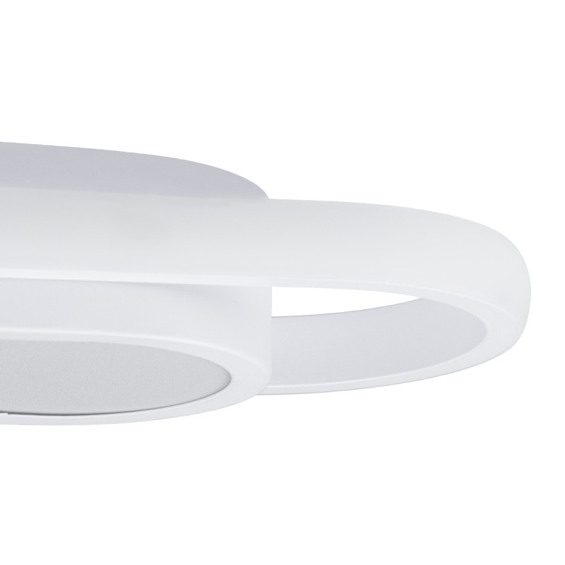 GloboStar® IGOR 61217 Φωτιστικό Οροφής Linear Design LED CCT 24W 2880lm 210° AC 220-240V - Εναλλαγή Φωτισμού μέσω Διακόπτη On/Off All In One Ψυχρό 6000k+Φυσικό 4500k+Θερμό 2700k Μ41 x Π13 x Υ4.5cm - Λευκό - 3 Years Warranty