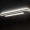 GloboStar® IGOR 61218 Φωτιστικό Οροφής Linear Design LED CCT 48W 5760lm 210° AC 220-240V - Εναλλαγή Φωτισμού μέσω Διακόπτη On/Off All In One Ψυχρό 6000k+Φυσικό 4500k+Θερμό 2700k Μ81 x Π13 x Υ4.5cm - Μαύρο - 3 Years Warranty