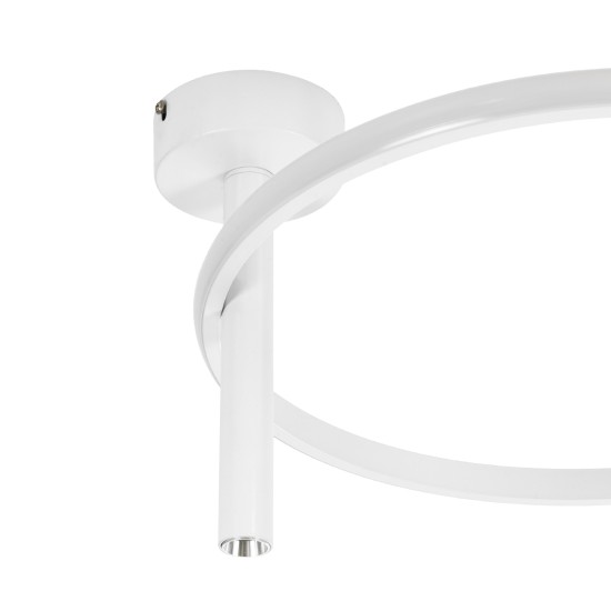 GloboStar® VERONA 61221 Φωτιστικό Οροφής Δαχτυλίδι-Κύκλος LED CCT 24W 2688lm 360° AC 220-240V - Εναλλαγή Φωτισμού μέσω Διακόπτη On/Off All In One Ψυχρό 6000k+Φυσικό 4500k+Θερμό 2700k Φ40 x Υ23cm - Λευκό - 3 Χρόνια Εγγύηση GloboStar® VERONA 61221 Φωτιστικό Οροφής Δαχτυλίδι-Κύκλος LED CCT 24W 2688lm 360° AC 220-240V - Εναλλαγή Φωτισμού μέσω Διακόπτη On/Off All In One Ψυχρό 6000k+Φυσικό 4500k+Θερμό 2700k Φ40 x Υ23cm - Λευκό - 3 Χρόνια Εγγύηση