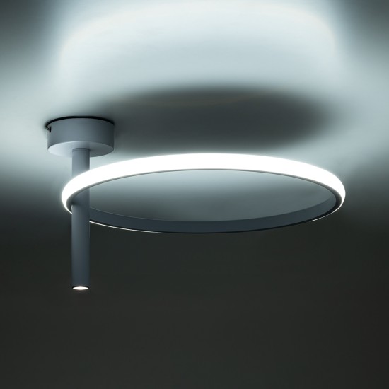 GloboStar® VERONA 61221 Φωτιστικό Οροφής Δαχτυλίδι-Κύκλος LED CCT 24W 2688lm 360° AC 220-240V - Εναλλαγή Φωτισμού μέσω Διακόπτη On/Off All In One Ψυχρό 6000k+Φυσικό 4500k+Θερμό 2700k Φ40 x Υ23cm - Λευκό - 3 Χρόνια Εγγύηση GloboStar® VERONA 61221 Φωτιστικό Οροφής Δαχτυλίδι-Κύκλος LED CCT 24W 2688lm 360° AC 220-240V - Εναλλαγή Φωτισμού μέσω Διακόπτη On/Off All In One Ψυχρό 6000k+Φυσικό 4500k+Θερμό 2700k Φ40 x Υ23cm - Λευκό - 3 Χρόνια Εγγύηση