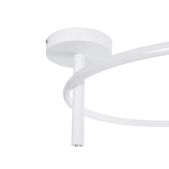 GloboStar® VERONA 61224 Φωτιστικό Οροφής Δαχτυλίδι-Κύκλος LED CCT 36W 4032lm 360° AC 220-240V - Εναλλαγή Φωτισμού μέσω Διακόπτη On/Off All In One Ψυχρό 6000k+Φυσικό 4500k+Θερμό 2700K Φ60 x Υ23cm - Λευκό - 3 Χρόνια Εγγύηση GloboStar® VERONA 61224 Φωτιστικό Οροφής Δαχτυλίδι-Κύκλος LED CCT 36W 4032lm 360° AC 220-240V - Εναλλαγή Φωτισμού μέσω Διακόπτη On/Off All In One Ψυχρό 6000k+Φυσικό 4500k+Θερμό 2700K Φ60 x Υ23cm - Λευκό - 3 Χρόνια Εγγύηση