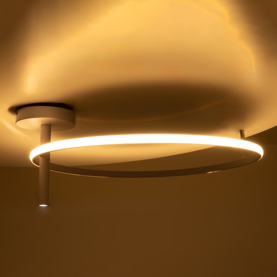 GloboStar® VERONA 61224 Φωτιστικό Οροφής Δαχτυλίδι-Κύκλος LED CCT 36W 4032lm 360° AC 220-240V - Εναλλαγή Φωτισμού μέσω Διακόπτη On/Off All In One Ψυχρό 6000k+Φυσικό 4500k+Θερμό 2700K Φ60 x Υ23cm - Λευκό - 3 Χρόνια Εγγύηση GloboStar® VERONA 61224 Φωτιστικό Οροφής Δαχτυλίδι-Κύκλος LED CCT 36W 4032lm 360° AC 220-240V - Εναλλαγή Φωτισμού μέσω Διακόπτη On/Off All In One Ψυχρό 6000k+Φυσικό 4500k+Θερμό 2700K Φ60 x Υ23cm - Λευκό - 3 Χρόνια Εγγύηση