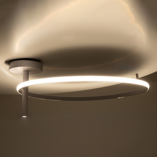 GloboStar® VERONA 61224 Φωτιστικό Οροφής Δαχτυλίδι-Κύκλος LED CCT 36W 4032lm 360° AC 220-240V - Εναλλαγή Φωτισμού μέσω Διακόπτη On/Off All In One Ψυχρό 6000k+Φυσικό 4500k+Θερμό 2700K Φ60 x Υ23cm - Λευκό - 3 Χρόνια Εγγύηση GloboStar® VERONA 61224 Φωτιστικό Οροφής Δαχτυλίδι-Κύκλος LED CCT 36W 4032lm 360° AC 220-240V - Εναλλαγή Φωτισμού μέσω Διακόπτη On/Off All In One Ψυχρό 6000k+Φυσικό 4500k+Θερμό 2700K Φ60 x Υ23cm - Λευκό - 3 Χρόνια Εγγύηση