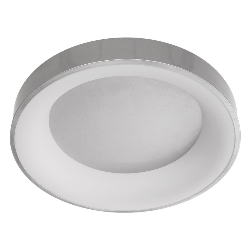 GLOBOSTAR® SALEM 61234 Μοντέρνο Φωτιστικό Οροφής LED 75W 8625lm 120° AC 220-240V IP20 Ρυθμιζόμενο Λευκό CCT με Χειριστήριο από 2700K έως 6000K Dimmable - Lumileds SMD Chip - Γκρι - Μ45 x Π45 x Υ9cm - 3 Χρόνια Εγγύηση