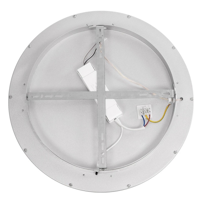 GLOBOSTAR® SALEM 61234 Μοντέρνο Φωτιστικό Οροφής LED 75W 8625lm 120° AC 220-240V IP20 Ρυθμιζόμενο Λευκό CCT με Χειριστήριο από 2700K έως 6000K Dimmable - Lumileds SMD Chip - Γκρι - Μ45 x Π45 x Υ9cm - 3 Χρόνια Εγγύηση