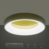GLOBOSTAR® SALEM 61235 Μοντέρνο Φωτιστικό Οροφής LED 75W 8625lm 120° AC 220-240V IP20 Ρυθμιζόμενο Λευκό CCT με Χειριστήριο από 2700K έως 6000K Dimmable - Lumileds SMD Chip - Χρυσό - Μ45 x Π45 x Υ8.5cm - 3 Χρόνια Εγγύηση