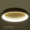 GloboStar® SALEM 61239 Πλαφονιέρα Οροφής Δαχτυλίδι-Κύκλος LED CCT 105W 12075lm 120° AC 220-240V - Εναλλαγή Φωτισμού μέσω Τηλεχειριστηρίου All In One Ψυχρό 6000k+Φυσικό 4500k+Θερμό 2700k Dimmable Φ60cm - Χρυσό Σαμπανιζέ - 3 Years Warranty