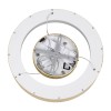 GLOBOSTAR® SALEM 61243 Μοντέρνο Κρεμαστό Φωτιστικό Οροφής LED 75W 8625lm 120° AC 220-240V IP20 Ρυθμιζόμενο Λευκό CCT με Χειριστήριο από 2700K έως 6000K Dimmable - Lumileds SMD Chip - Χρυσό - Μ45 x Π45 x Υ7cm - 3 Χρόνια Εγγύηση