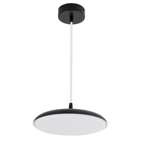 GloboStar® BARON 61251 Κρεμαστή Πλαφονιέρα Οροφής LED CCT 12W 1440lm 120° AC 220-240V - Εναλλαγή Φωτισμού μέσω Διακόπτη On/Off All In One Ψυχρό 6000k+Φυσικό 4500k+Θερμό 2700k Φ25 x Υ8cm - Μαύρο - 3 Years Warranty GloboStar® BARON 61251 Κρεμαστή Πλαφονιέρα Οροφής LED CCT 12W 1440lm 120° AC 220-240V - Εναλλαγή Φωτισμού μέσω Διακόπτη On/Off All In One Ψυχρό 6000k+Φυσικό 4500k+Θερμό 2700k Φ25 x Υ8cm - Μαύρο - 3 Years Warranty