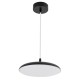 GloboStar® BARON 61251 Κρεμαστή Πλαφονιέρα Οροφής LED CCT 12W 1440lm 120° AC 220-240V - Εναλλαγή Φωτισμού μέσω Διακόπτη On/Off All In One Ψυχρό 6000k+Φυσικό 4500k+Θερμό 2700k Φ25 x Υ8cm - Μαύρο - 3 Years Warranty GloboStar® BARON 61251 Κρεμαστή Πλαφονιέρα Οροφής LED CCT 12W 1440lm 120° AC 220-240V - Εναλλαγή Φωτισμού μέσω Διακόπτη On/Off All In One Ψυχρό 6000k+Φυσικό 4500k+Θερμό 2700k Φ25 x Υ8cm - Μαύρο - 3 Years Warranty