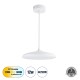 GloboStar® BARON 61252 Κρεμαστή Πλαφονιέρα Οροφής LED CCT 12W 1440lm 120° AC 220-240V - Εναλλαγή Φωτισμού μέσω Διακόπτη On/Off All In One Ψυχρό 6000k+Φυσικό 4500k+Θερμό 2700k Φ25 x Υ8cm - Λευκό - 3 Years Warranty GloboStar® BARON 61252 Κρεμαστή Πλαφονιέρα Οροφής LED CCT 12W 1440lm 120° AC 220-240V - Εναλλαγή Φωτισμού μέσω Διακόπτη On/Off All In One Ψυχρό 6000k+Φυσικό 4500k+Θερμό 2700k Φ25 x Υ8cm - Λευκό - 3 Years Warranty