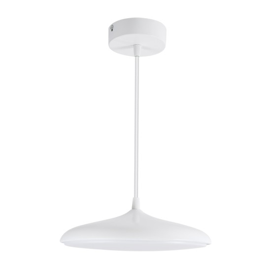 GloboStar® BARON 61252 Κρεμαστή Πλαφονιέρα Οροφής LED CCT 12W 1440lm 120° AC 220-240V - Εναλλαγή Φωτισμού μέσω Διακόπτη On/Off All In One Ψυχρό 6000k+Φυσικό 4500k+Θερμό 2700k Φ25 x Υ8cm - Λευκό - 3 Years Warranty GloboStar® BARON 61252 Κρεμαστή Πλαφονιέρα Οροφής LED CCT 12W 1440lm 120° AC 220-240V - Εναλλαγή Φωτισμού μέσω Διακόπτη On/Off All In One Ψυχρό 6000k+Φυσικό 4500k+Θερμό 2700k Φ25 x Υ8cm - Λευκό - 3 Years Warranty
