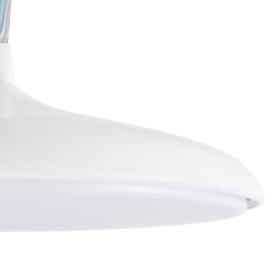 GloboStar® BARON 61252 Κρεμαστή Πλαφονιέρα Οροφής LED CCT 12W 1440lm 120° AC 220-240V - Εναλλαγή Φωτισμού μέσω Διακόπτη On/Off All In One Ψυχρό 6000k+Φυσικό 4500k+Θερμό 2700k Φ25 x Υ8cm - Λευκό - 3 Years Warranty GloboStar® BARON 61252 Κρεμαστή Πλαφονιέρα Οροφής LED CCT 12W 1440lm 120° AC 220-240V - Εναλλαγή Φωτισμού μέσω Διακόπτη On/Off All In One Ψυχρό 6000k+Φυσικό 4500k+Θερμό 2700k Φ25 x Υ8cm - Λευκό - 3 Years Warranty