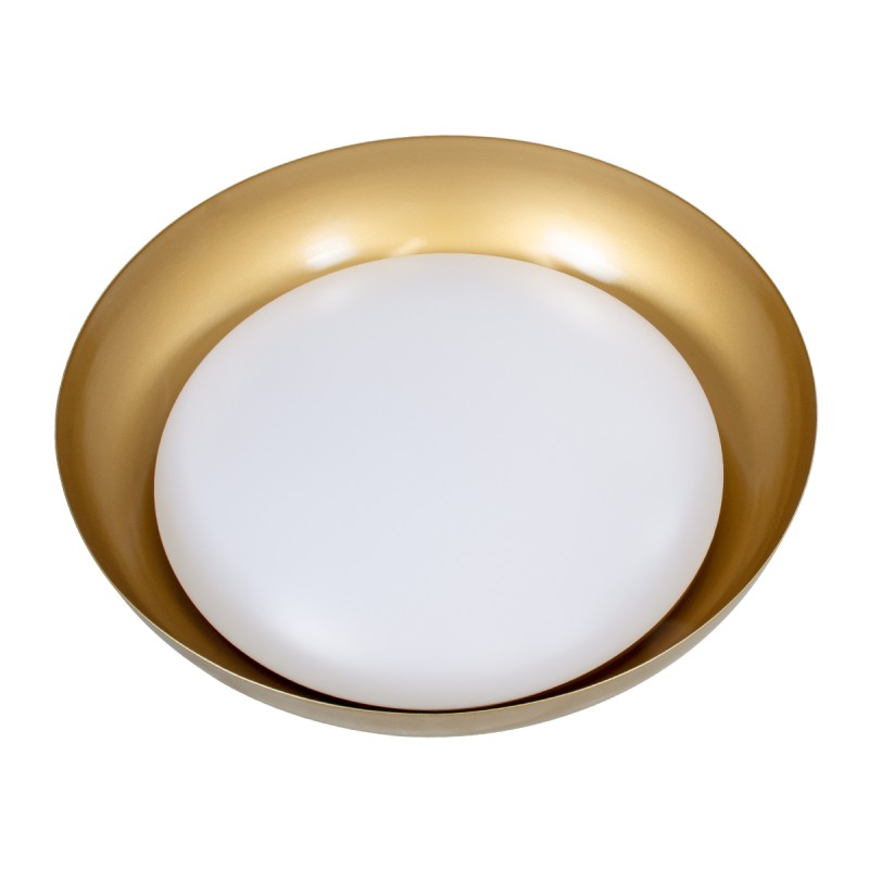 GloboStar® ANATOLIA 61270 Κρεμαστή Πλαφονιέρα Οροφής LED CCT 75W 8625lm 120° AC 220-240V - Εναλλαγή Φωτισμού μέσω Τηλεχειριστηρίου All In One Ψυχρό 6000k+Φυσικό 4500k+Θερμό 2700k Dimmable Φ60cm - Χρυσό - 3 Years Warranty