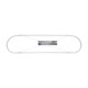 GLOBOSTAR® BOLIVAR 61272 Μοντέρνο Κρεμαστό Φωτιστικό Οροφής LED 54W 6210lm 360° AC 220-240V IP20 Ρυθμιζόμενο Λευκό CCT με Χειριστήριο από 2700K έως 6000K Dimmable - Lumileds SMD Chip - Λευκό Ματ - Μ120 x Π30 x Υ2cm - 3 Χρόνια Εγγύηση