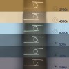 GLOBOSTAR® TEREZA 61288 Μοντέρνο Κρεμαστό Φωτιστικό Οροφής LED 67W 7504lm 300° AC 220-240V IP20 Ρυθμιζόμενο Λευκό CCT με Χειριστήριο από 2700K έως 6000K Dimmable - Lumileds SMD Chip - Μαύρο Ματ - Μ110 x Π4.5 x Υ34cm - 3 Χρόνια Εγγύηση
