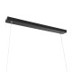 GLOBOSTAR® WINDY 61292 Μοντέρνο Κρεμαστό Φωτιστικό Οροφής LED 67W 7504lm 300° AC 220-240V IP20 Ρυθμιζόμενο Λευκό CCT με Χειριστήριο από 2700K έως 6000K Dimmable - Lumileds SMD Chip - Μαύρο Ματ - Μ120 x Π4 x Υ30cm - 3 Χρόνια Εγγύηση GloboStar® WINDY 61292 Κρεμαστό Φωτιστικό Οροφής Design LED CCT 67W 7504lm 300° AC 220-240V - Εναλλαγή Φωτισμού μέσω Τηλεχειριστηρίου All In One Ψυχρό 6000k+Φυσικό 4500k+Θερμό 2700k Dimmable Μ120 x Π4 x Υ30cm - Μαύρο - 3 Years Warranty