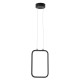 GloboStar® DEROBA 61298 Κρεμαστό Φωτιστικό Οροφής Linear Design LED CCT 12W 1320lm 360° AC 220-240V - Εναλλαγή Φωτισμού μέσω Διακόπτη On/Off All In One Ψυχρό 6000k+Φυσικό 4500k+Θερμό 2700k Μ16 x Π1.6 x Υ25.5cm - Μαύρο - 3 Years Warranty