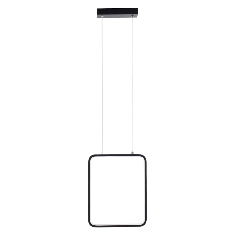 GloboStar® NEROBA 61302 Κρεμαστό Φωτιστικό Οροφής Linear Design LED CCT 18W 1980lm 360° AC 220-240V - Εναλλαγή Φωτισμού μέσω Διακόπτη On/Off All In One Ψυχρό 6000k+Φυσικό 4500k+Θερμό 2700k Μ29 x Π2 x Υ36cm - Μαύρο - 3 Years Warranty