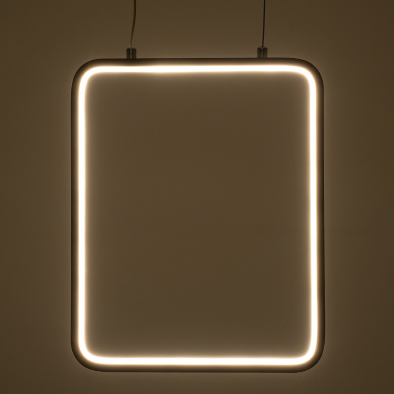 GloboStar® NEROBA 61303 Κρεμαστό Φωτιστικό Οροφής Linear Design LED CCT 18W 1980lm 360° AC 220-240V - Εναλλαγή Φωτισμού μέσω Διακόπτη On/Off All In One Ψυχρό 6000k+Φυσικό 4500k+Θερμό 2700k Μ29 x Π2 x Υ36cm - Λευκό - 3 Years Warranty