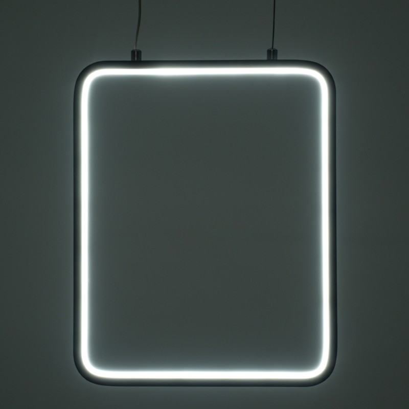 GloboStar® NEROBA 61303 Κρεμαστό Φωτιστικό Οροφής Linear Design LED CCT 18W 1980lm 360° AC 220-240V - Εναλλαγή Φωτισμού μέσω Διακόπτη On/Off All In One Ψυχρό 6000k+Φυσικό 4500k+Θερμό 2700k Μ29 x Π2 x Υ36cm - Λευκό - 3 Years Warranty