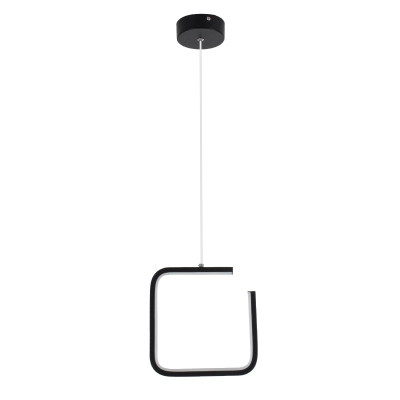 GloboStar® CEROBA 61308 Κρεμαστό Φωτιστικό Οροφής Linear Design LED CCT 12W 1320lm 360° AC 220-240V - Εναλλαγή Φωτισμού μέσω Διακόπτη On/Off All In One Ψυχρό 6000k+Φυσικό 4500k+Θερμό 2700k Μ22 x Π2 x Υ22cm - Μαύρο - 3 Years Warranty